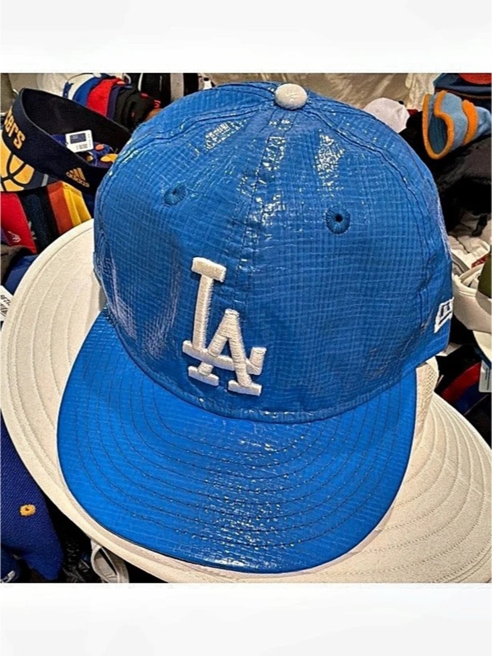 New Era Los Angeles Dodgers New Era 9FIFTY Snapback Hat 9FIFTY Blue & White Cap